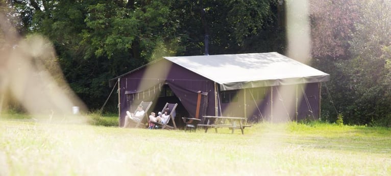 Natural location for a glamping holiday