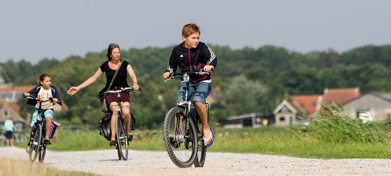 Viel Platz zum Radfahren