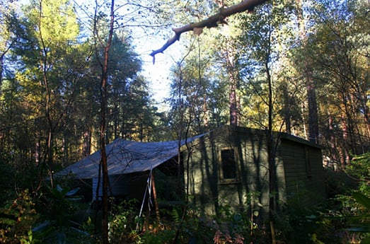 Die Holzfällerhütte