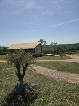 Outside