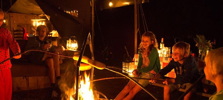 Perfekter Ort für Lagerfeuer bis spät in die Nacht