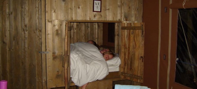 The bunk beds!