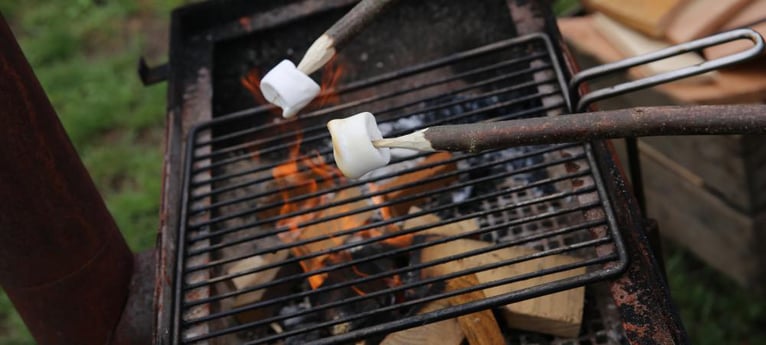 kampvuren en marshmallows, wat heb je nog meer nodig?