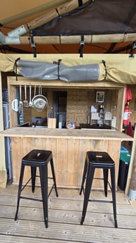 Bar area of the tent (Terrace)