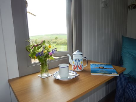 Great views from the hut