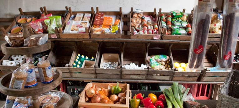 Well stocked farm store