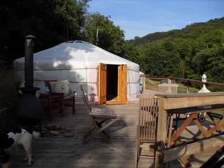 Yurt from the outside