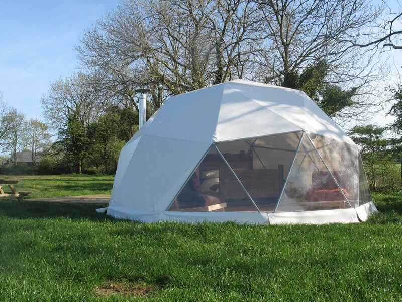 Glamping dome North Wales